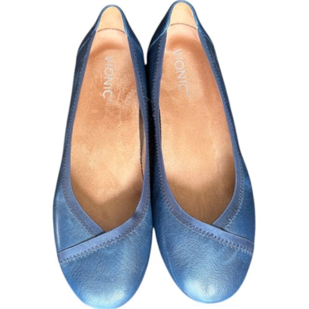 Vionic Spark Caroll Ballet Flats - Navy - 8.5